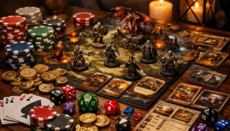 Tabletop Gambling Games with RPG Elements: The New Gamification of the Genre Tabletop Gambling Games with RPG Elements: The New Gamification of the Genre